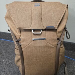 Minimalist Tan Backpack with Front Buckle - Peak Design